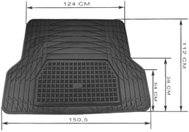 ACI Universal Rubber Boot Tray with Adjustable Shape (max. dimensions 112x124/150.5cm) - Boot Tray