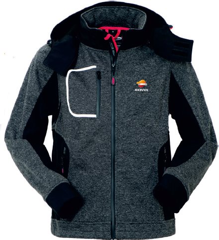 REPSOL SOFTSHELL Jacket, size L - Jacket - Main image