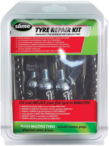 Slime Opravná sada knotem s CO2 – Tyre Repair Kit - Opravná sada pneu - Hlavní obrázek