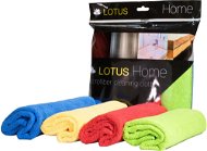Lotus Microfibre Towel 220gsm 4-colour in 1 pack 35x35cm - Cleaning Cloth