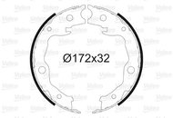 VALEO Brake Shoe Set 564128 - Brake Shoes