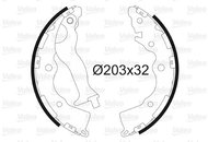 VALEO Brake Shoe Set 564132 - Brake Shoes