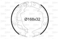 VALEO Brake Shoe Set 564138 - Brake Shoes