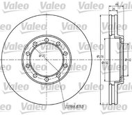 VALEO Brake Disc 187019 - Brake Disc