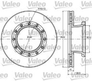 VALEO Brake Disc 187069 - Brake Disc
