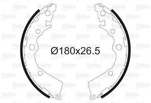 VALEO Brake Shoe Set 564152 - Brake Shoes - Main image