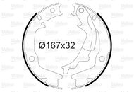 VALEO Brake Shoe Set 564156 - Brake Shoes
