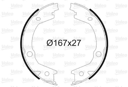 VALEO Brake Shoe Set 564162 - Brake Shoes - Main image