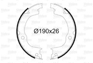 VALEO Brake Shoe Set 564163 - Brake Shoes