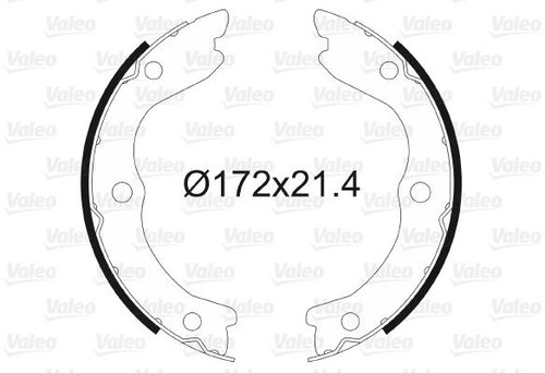 VALEO Brake Shoe Set 564177 - Brake Shoes - Main image