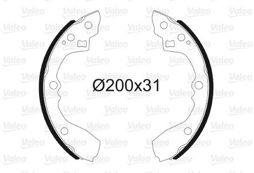 VALEO Brake Shoe Set 564178 - Brake Shoes - Main image