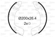 VALEO Brake Shoe Set 564180 - Brake Shoes