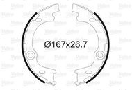 VALEO Brake Shoe Set 564186 - Brake Shoes