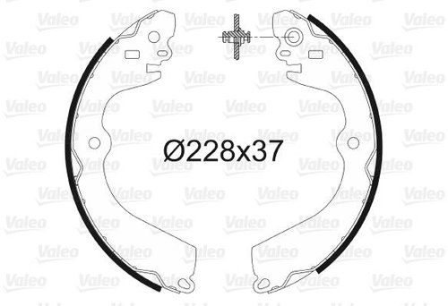 VALEO Brake Shoe Set 564195 - Brake Shoes - Main image