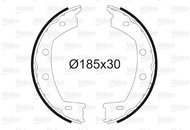 VALEO Brake Shoe Set 564198 - Brake Shoes