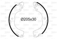 VALEO Brake Shoe Set 564202 - Brake Shoes