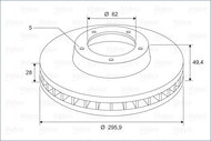 VALEO Brake Disc 197712 - Brake Disc
