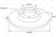 VALEO Brake Disc 197720 - Brake Disc