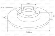 VALEO Brake Disc 197724 - Brake Disc