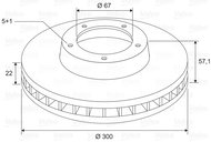 VALEO Brake Disc 197730 - Brake Disc