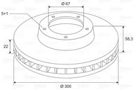 VALEO Brake Disc 197746 - Brake Disc