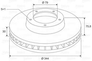 VALEO Brake Disc 197762 - Brake Disc