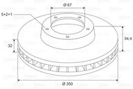 VALEO Brake Disc 197769 - Brake Disc