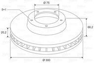 VALEO Brake Disc 197786 - Brake Disc