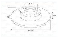 VALEO Brake Disc 197796 - Brake Disc