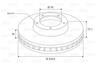 VALEO Brake Disc 197606 - Brake Disc