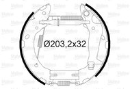 VALEO Brake Shoe Set 554886 - Brake Shoes