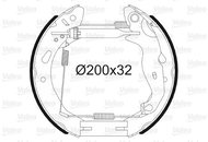VALEO Brake Shoe Set 554903 - Brake Shoes