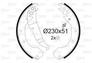 VALEO Brake Shoe Set 562058 - Brake Shoes