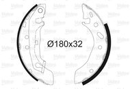 VALEO Brake Shoe Set 562085 - Brake Shoes