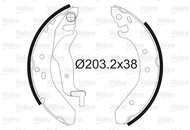 VALEO Brake Shoe Set 562087 - Brake Shoes