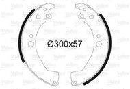 VALEO Brake Shoe Set 562106 - Brake Shoes