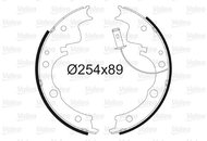 VALEO Brake Shoe Set 562579 - Brake Shoes