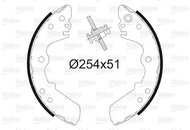 VALEO Brake Shoe Set 562598 - Brake Shoes