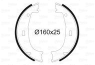 VALEO Brake Shoe Set 562725 - Brake Shoes