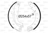 VALEO Brake Shoe Set 562752 - Brake Shoes