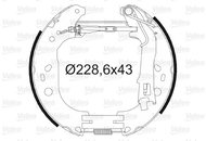 VALEO Brake Shoe Set 554890 - Brake Shoes