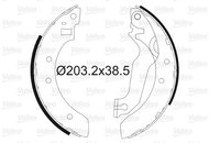 VALEO Brake Shoe Set 562054 - Brake Shoes