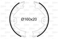 VALEO Brake Shoe Set 564028 - Brake Shoes