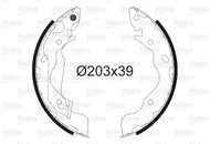 VALEO Brake Shoe Set 564034 - Brake Shoes