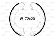 VALEO Brake Shoe Set 564057 - Brake Shoes