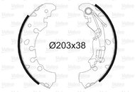VALEO Brake Shoe Set 564076 - Brake Shoes