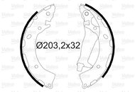 VALEO Brake Shoe Set 564090 - Brake Shoes