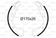 VALEO Brake Shoe Set 562623 - Brake Shoes