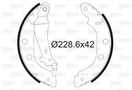 VALEO Brake Shoe Set 562638 - Brake Shoes
