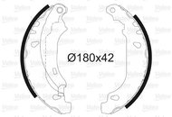 VALEO Brake Shoe Set 562647 - Brake Shoes